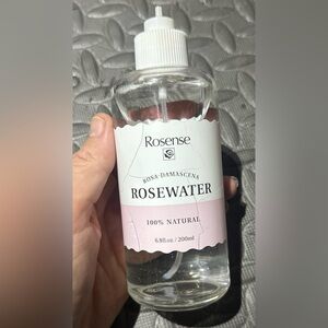 Rosense Rosa Damascena Rosewater 100% Natural 6.8 floz Bottle, New W/ Broken Top